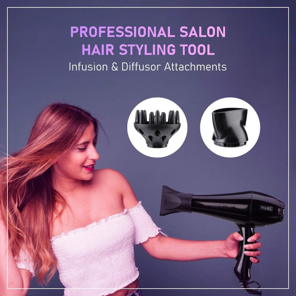 Wahl Super Dry Professional Hair Dryer: Ultimate Styling Power in Black