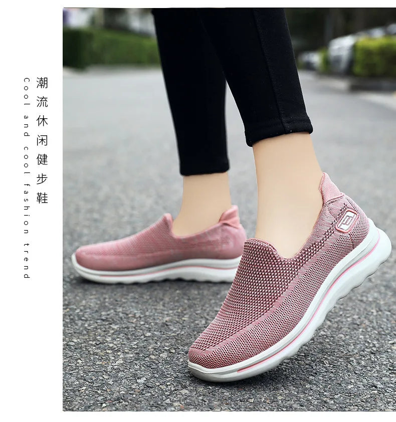 Breathable Women Sneakers Lightweight Female Tennis Shoes Non-Slip Men Sneakers Outdoor Soft Vulcanized Shoes Casual Summer 2023