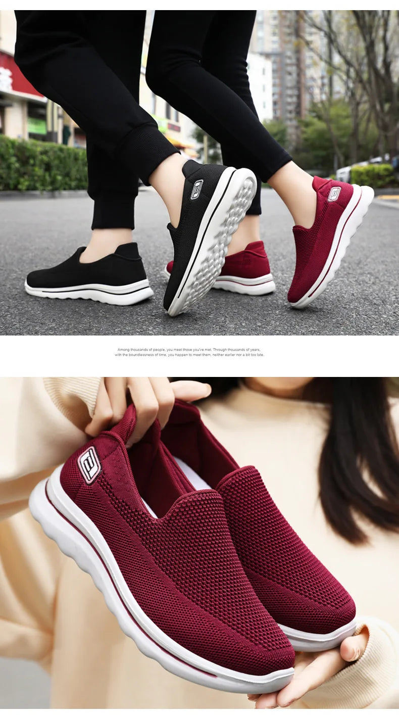 Breathable Women Sneakers Lightweight Female Tennis Shoes Non-Slip Men Sneakers Outdoor Soft Vulcanized Shoes Casual Summer 2023