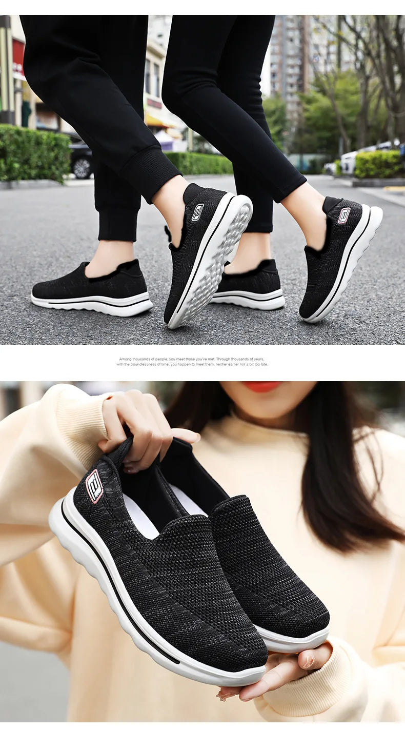 Breathable Women Sneakers Lightweight Female Tennis Shoes Non-Slip Men Sneakers Outdoor Soft Vulcanized Shoes Casual Summer 2023