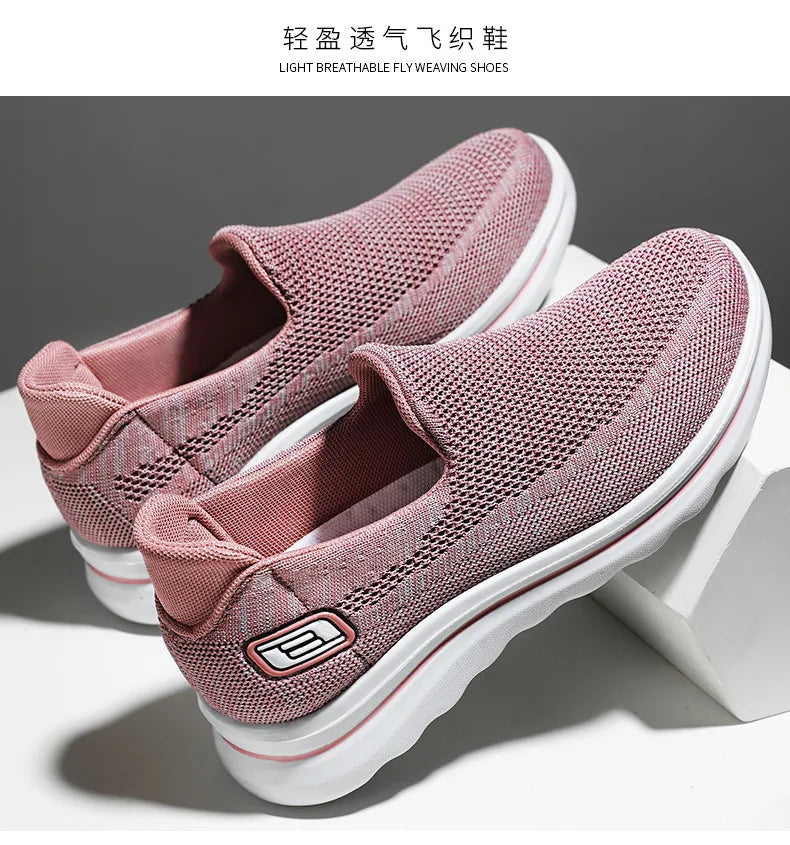 Breathable Women Sneakers Lightweight Female Tennis Shoes Non-Slip Men Sneakers Outdoor Soft Vulcanized Shoes Casual Summer 2023