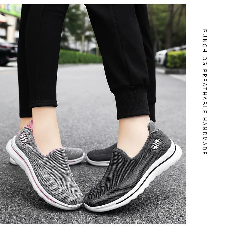 Breathable Women Sneakers Lightweight Female Tennis Shoes Non-Slip Men Sneakers Outdoor Soft Vulcanized Shoes Casual Summer 2023