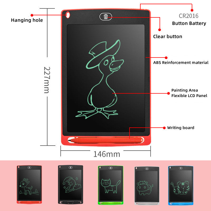 Eco-Friendly Fun: LCD Writing Tablet for Doodles and Notes